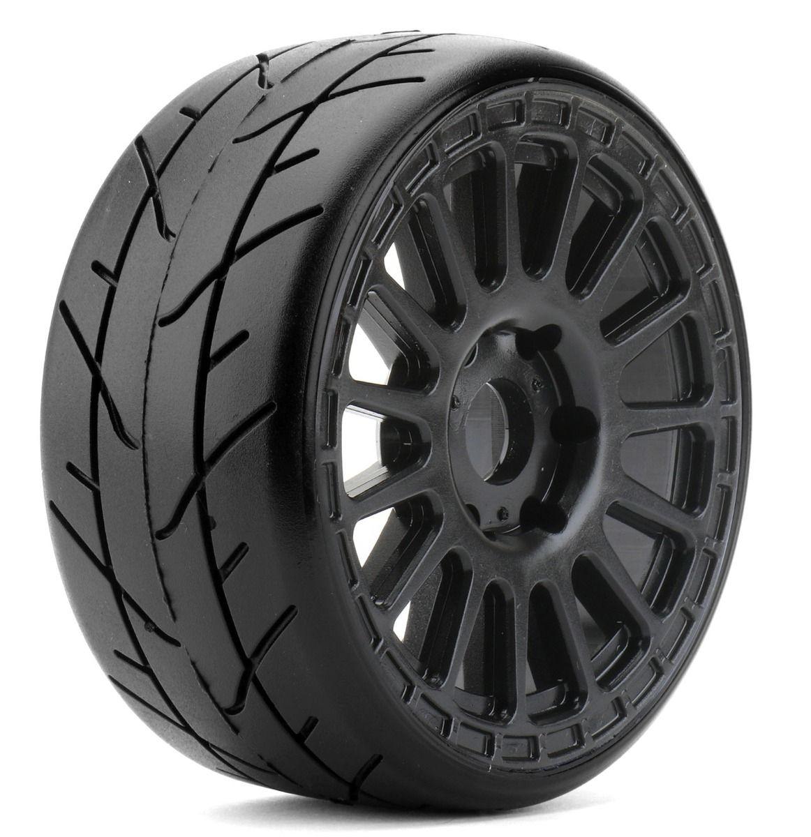 Powerhobby 1/8 GT Vertex Belted Mounted Tires 17mm Medium Compound