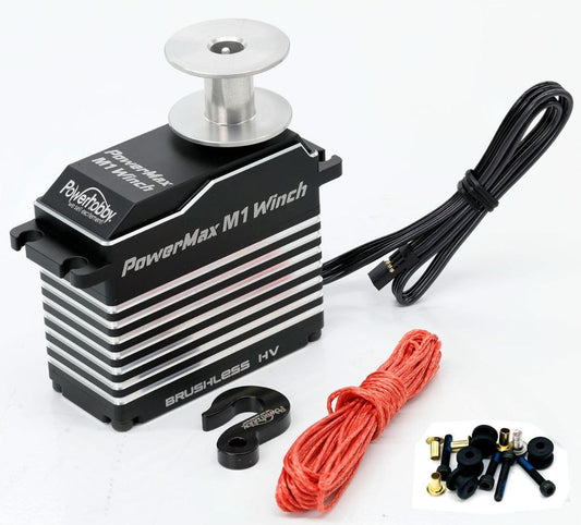 Powerhobby POWERMAX M1 Winch Brushless Servo 1/5 Axial SCX6 Crawler