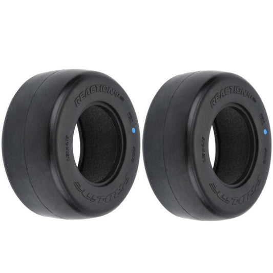 Pro-Line 10170-03 1/10 Reaction HP Ultra Blue Rear 2.2"/3.0" Drag Tires (2)