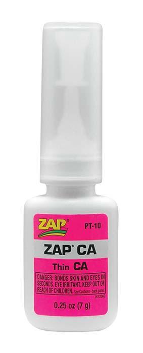 Zap PT10 Adhesives CA Glue Thin 1/4 oz Bottle