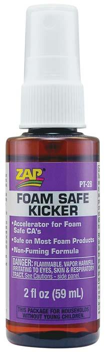 Zap PT28 Adhesives Foam Safe Kicker 2 oz Glue