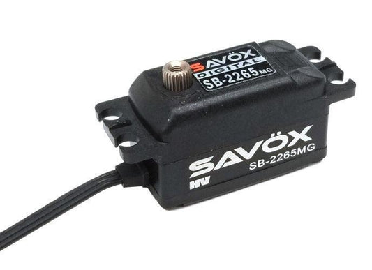 Savox SB2265MG-BE Black Low Profile High Voltage Brushless Digital Servo