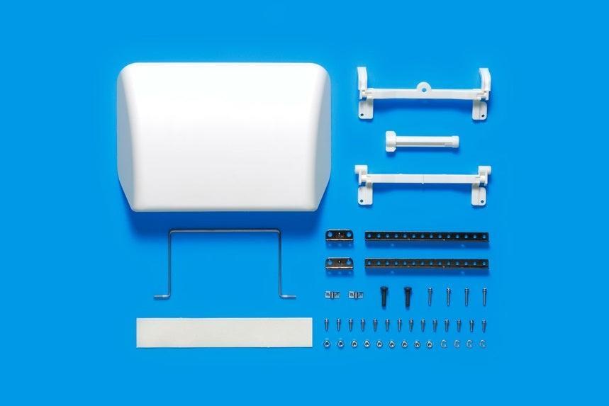 Tamiya 56546 1/14 Rc Roof Spoiler White Edition