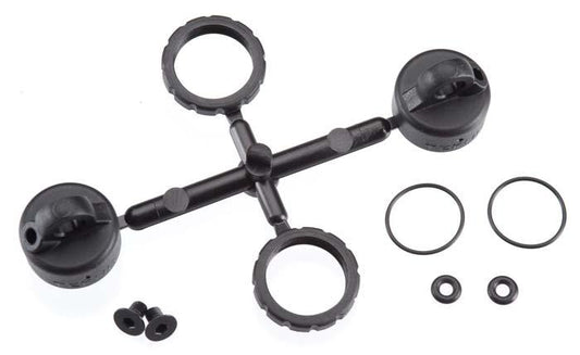 Tekno RC TKR6018 Composite Shock Cap & Spring Adjuster Set SCT410