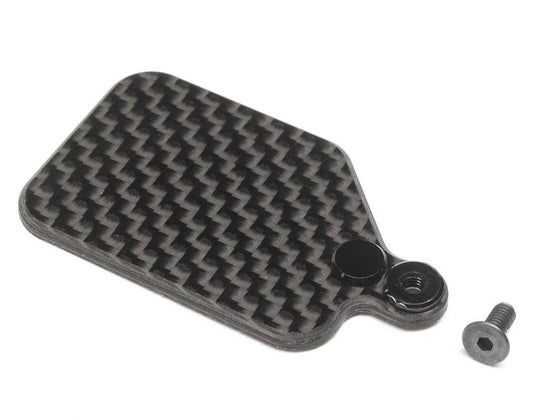 Losi TLR331060 Carbon Receiver Mounting Plate 22X-4