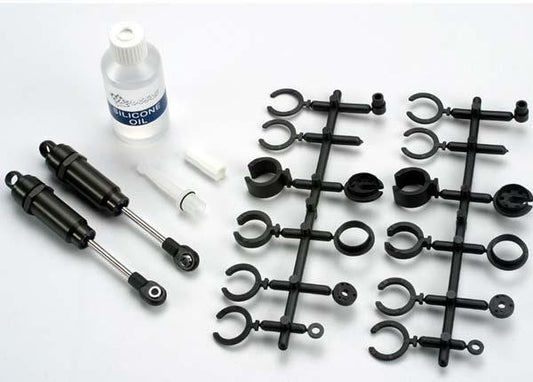 Traxxas 2660 Hard Anodized Teflon Coated Big Bore Front Shock Set Long (2) 4-Tec