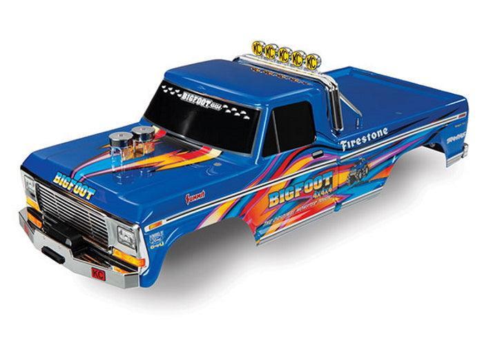 Traxxas 3661X Body Bigfoot No. 1 Blue-x Officially Licensed Replica