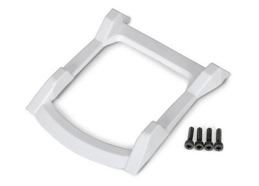Traxxas 6728A Skid plate Roof (Body) (White)/ 3x12 CS (4) Rustler 4x4