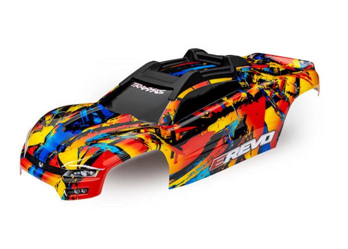 Traxxas 8612 Solar Flare Painated Body E-Revo