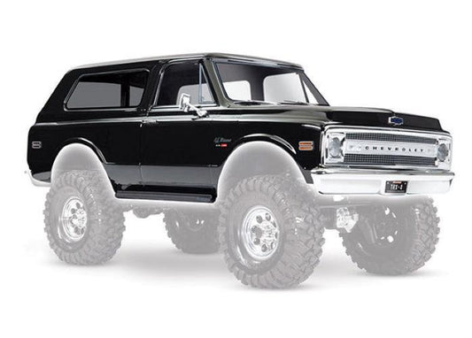 Traxxas 9112X Body Chevrolet Blazer (1969) Complete (Black) TRX-4