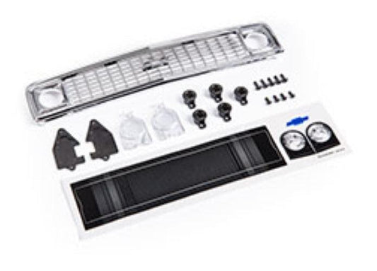 Traxxas 9120 Grille Chevrolet Blazer (1972)/ grille retainers (5)/ Headlight Housing (2) For #9111 Body TRX-4