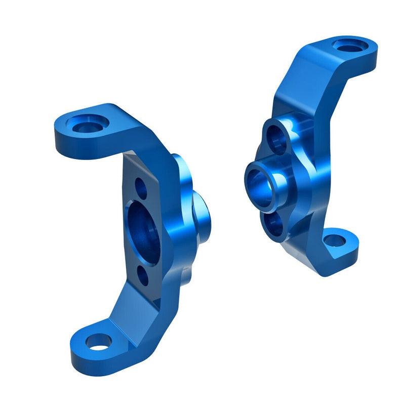 Traxxas 9733-BLUE TRX-4M Left & Right Aluminum Caster Blocks
