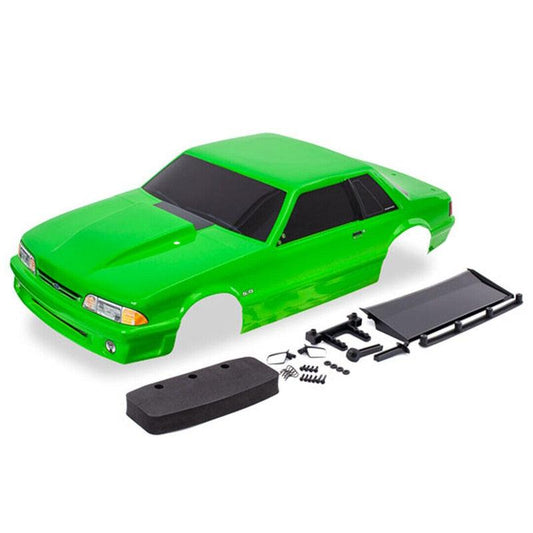 Traxxas 9421G Drag Slash Fox Body Mustang (Green)