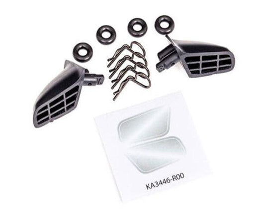 Traxxas 9422 Side Mirrors (L&R) for Ford Mustang Fox Body, Drag Slash