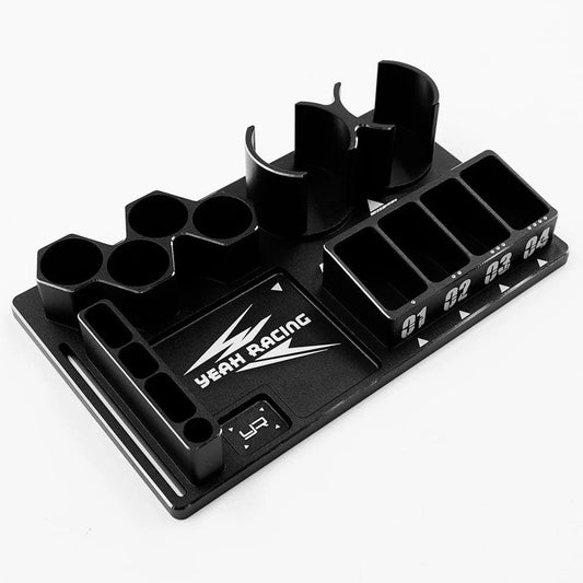 Yeah Racing YT-0217BK Aluminum Multi Function Tool Stand For Mini-Z RC Car