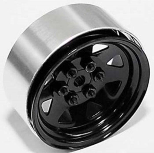 RC4WD Z-W0130 6 Lug Wagon 1.9" Steel Stamped Beadlock Wheels (2) SCX10