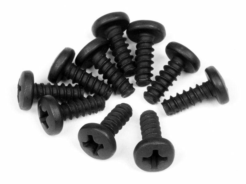 HPI Z566 TP.Binder Head Screw M3x8mm (10pcs) Ford Mustang E10 Drift Wheely King